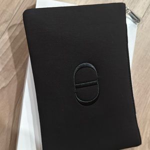 Dior Beauty Makeup  Black Canvas Pouch Gift Luxury